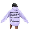 thumbnail image 7 of WENWU Women's Hoodies Sweatshirts Long Sleeve Pullover Hoodie Sweatshirt Cute Hoodies Purple Sweatshirt for Women Fall Jacket Women’S Clothing, 7 of 7