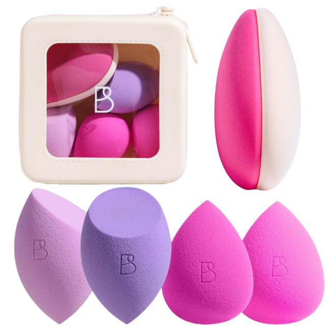 Set de esponjas de maquillaje BS-MALL Pro Version V3.0 con bolsa