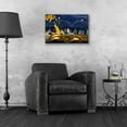 thumbnail image 4 of Epic Art 'Golden Peacock' by Epic Portfolio, Acrylic Glass Wall Art, 24"x16", 4 of 8