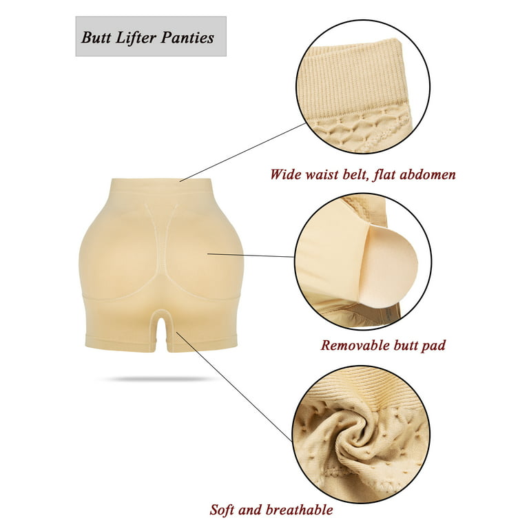 Mens Butt and Hip Enhancer Booty Padded Underwear Panties Body Shaper  Seamless Butt Lifter Panty Boyshorts Shapewear Boxers - AliExpress