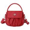 thumbnail image 1 of Bolso bandolera Nylon resistente a los arañazos plisado Mujer ocio diario (rojo), 1 of 7