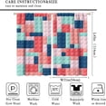 thumbnail image 2 of Kids Building Blocks Toy Curtains, Color Constructor Blocks Abstract Contour Colorful Plastic Brick Geometric Print Pattern Window Drapes for Playroom Set 2 Panels,42x45 Inches, 2 of 8