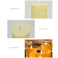 SOONHUA Luminara Flameless LED Pillar Candles, 3pcs Set with Remote
