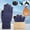 Navy, variant on Aloohaidyvio Winter Knit Gloves for Men Women - Wool Fleece Liner Touchscreen Gloves,Thermal Warm Winter Gloves for Cold Weather