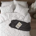 thumbnail image 6 of U by Bedsure White Queen Comforter Set- 7 Pieces Pintuck Bedding Set with Comforters, Sheets, Pillowcases & Shams, 6 of 10