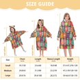 thumbnail image 4 of FORMRS Wearable Blanket Hoodie with Sleeves for Kids Cozy Flannel Sweatshirt, Beige Jar, 4 of 7