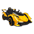 thumbnail image 1 of Montable Eléctrico The Baby Shop - go kart eléctrico, control remoto, 12v, luz, sonido Amarillo -, 1 of 8