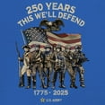 thumbnail image 3 of US Army 250 Years Crewneck Sweatshirt American Military Veteran DD214 Patriotic, 3 of 7