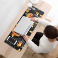 thumbnail image 3 of Long Mouse Pads for Desk,Halloween Pumpkins and Candy Corn Desk Mats on Top Of Desks, Desk Mouse Pad Extra Large with 3mm Non-Slip Base and Stitched Edge for Gaming,Office,Work,Home 31.5x11.8in, 3 of 5