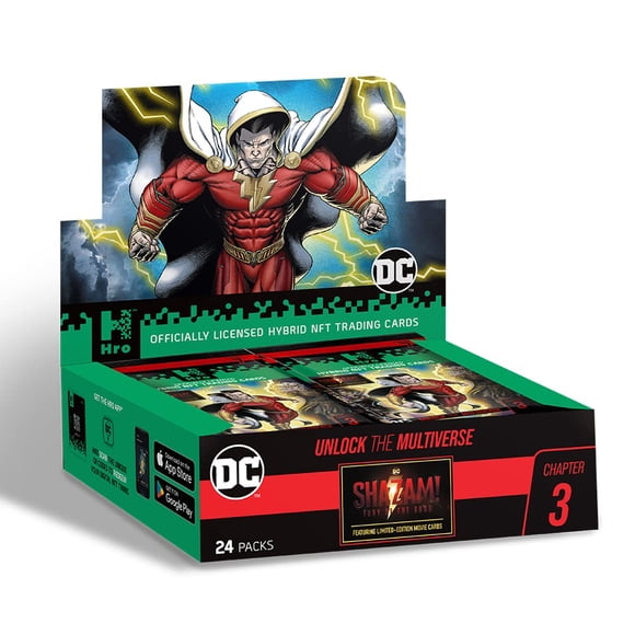 Trading Cards HRO DC Hro Chapter 3 Mega Booster Box, paquete de 24
