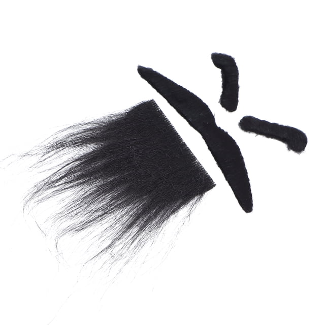 Barbe, Moustache de Fête Accessoire Design Auto-Adhésif Réutilisable Durable Facile à Utiliser pour les Rassemblements d'Amis Vert,Violet