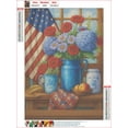 thumbnail image 2 of HsdsBebe Independence Day DIY Diamond Art Painting Kit, Decorated Vase Art Craft Gem Painting Adult and Children DIY Full Round 5D Diamond Drill Kit, 2 of 6