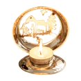 thumbnail image 2 of Metal Christmas Tree Candle Holder, Decorative Christmas Stand, Gold Iron Tabletop Holiday Decor for Home Mantel Centerpiece, Festive Gift Idea with Rust-Resistant Coating, 2 of 7