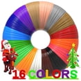 thumbnail image 1 of Filamento para lápiz 3D dikale, 16 colores, 97,5 m de PLA, recambios de 1,75 mm, 1 of 6