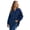Medium Stonewash, variant on Plus Size Snap Front 4-Pocket Denim Big Shirt