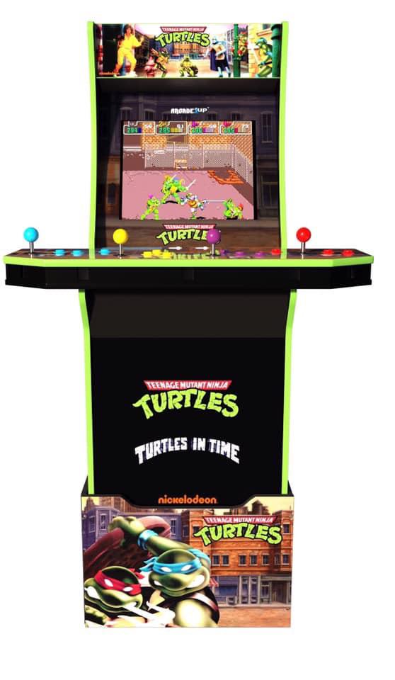 Arcade1Up, Teenage Mutant Ninja Turtles Arcade Machine w/ Riser - image 5 of 7