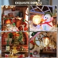 thumbnail image 5 of Miniature House Kit, Mini House Building Kit with Furniture, DIY Miniature Kit for Adults Teen, Dollhouse Kit for Birthday Christmas, Warm Christmas Lodge, 5 of 6