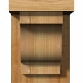 thumbnail image 2 of 6"W x 8"D x 8"H Newport Rough Sawn Corbel w/Backplate, Western Red Cedar, 2 of 9