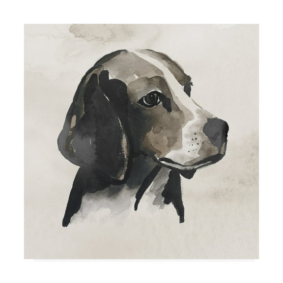 Trademark Fine Art 'Inked Dogs II' Canvas Art by Grace Popp