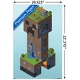 thumbnail image 3 of Minecraft - Creeper Village Wall Poster, 14.725" x 22.375", 3 of 5