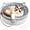 Gray+Pad, variant on Instinct Basket Handwoven Cat Basket Rope Cotton with Cushion & Hanging Ball Toy, Cat Sleeping Nest Scratching Pad (Green, Large)