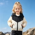 thumbnail image 2 of Kids Back to School Lightweight Jackets Zip up with pockets Coats Boys Girls Sport Windproof Outerwear Outdoor Raincoat with Hood, 2 of 8