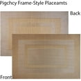 thumbnail image 5 of Placemats,Heat Resistant Non Slip Durable Plastic Placemats,Washable Easy to Clean Woven Vinyl Kitchen Placemats for Dining Table Set of 4 (Champagne), 5 of 6