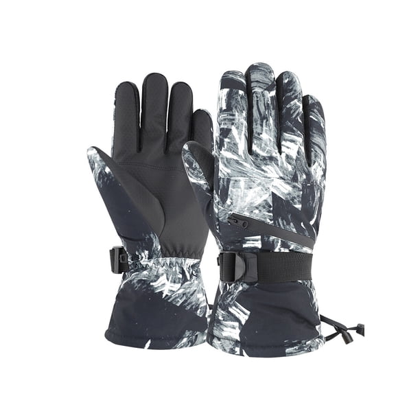 Greeniant Guantes Manoplas Pantalla táctil Exterior Cálido Antideslizante Impermeable A prueba de viento Snowboard Invierno Clima frío Engrosamiento Deportes de nieve Negro, Negro> XL XL Greeniant OD028936-09