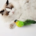 thumbnail image 3 of Interactive Electronic Bird Chirping Cat Toy with Teaser Stick for Indoor Play and Exercise, 3 of 3