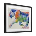 thumbnail image 2 of Stupell Industries Contemporary Colorful Tiger In Motion Black Framed Print Under Glass, 20 x 14, by Chromatic Storm Studio, 2 of 8