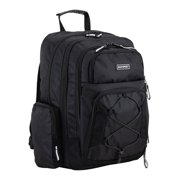 Eastsport Bungee Expandable Backpack, Black/White Pop