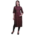 thumbnail image 1 of Bimba Viscose Santoon Kurta Summer Tunic Printed Straight KurtisForWomen, 1 of 5