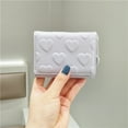 thumbnail image 6 of TAZAG Girls Short Wallet Fashion Personalized Embossed Love Pendant Student Money Clip, 6 of 9