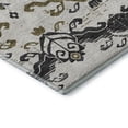 thumbnail image 6 of HomeRoots 663738 10 x 14 ft. Black Beige & Gold Medallion Washable Machine Made Rectangle Area Rug with UV Protection, 6 of 7
