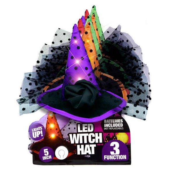 Shawshank LEDz 9060457 Bandeaux Chapeau de Sorcière Décoration d'Halloween