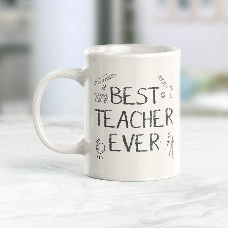 Custom Male Teacher Coffee Mug With Caricature From Photo