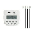 thumbnail image 1 of MYG Minuterie Programmable Numérique LCD 12V DC 16A avec Couvercle Étanche pour Lampes Chauffages d'Eau Pulvérisateurs Appareils Ménagers 16 Réglages Marche/arrêt, 1 of 10