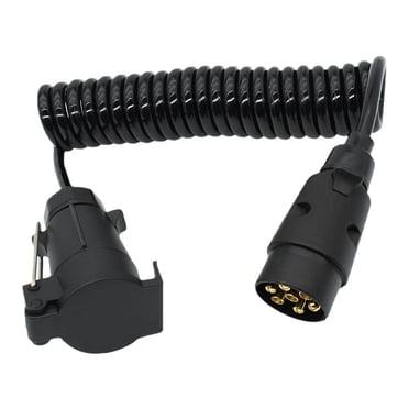 CARROFIX 4-Way Flat To 13-Pin Trailer Light Converter – USA To European Connector Adapter