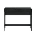 thumbnail image 6 of Walker Edison Transitional Reeded Writing Desk with Drawer, Black, 6 of 19