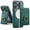 Green, variant on Ancove Back Case for iPhone 13, Slim Leather Detachable 2 in 1 Wallet Wireless Charging Ring Holder Kickstand RFID Blocking Card Holder Magnetic Protective Case for iPhone 13,Black