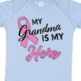 thumbnail image 4 of Inktastic My Grandma is My Hero Breast Cancer Awareness Boys or Girls Baby Bodysuit, 4 of 5