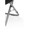thumbnail image 3 of Urban Shop Polyester Folding Chair, Black, 3 of 6