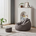 thumbnail image 1 of Bean Bag Sofa Cover (No Filler), Living Room Furniture Washable Micro-Fiber Adult Beanbag Chair outside Cover, Home Leisure Single Couch Bedroom Lazy Lounger Cover, 1 of 3