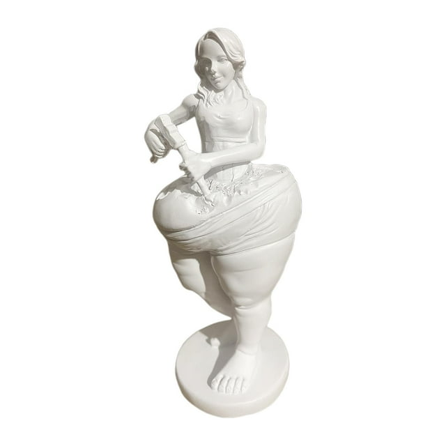 Estatua de adelgazante, decorativa de resina, modelo de escultura, tienda de dormitorio, decoración de belleza, para chica