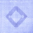 thumbnail image 1 of Ahgly Company Indoor Square Persian Blue Traditional Area Rugs, 5' Square, 1 of 4
