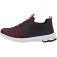 thumbnail image 4 of Deer Stags Kids' Betts Jr. NoSox Bungee Lace Fashion Sneaker - Black/Red - 3 Little Kid Medium, 4 of 8