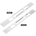 thumbnail image 3 of UPOUART 2Pcs Security Door Strike Plates for Door Latch 10.2X1.2X0.3In Reinforcement for Exterior, 3 of 7