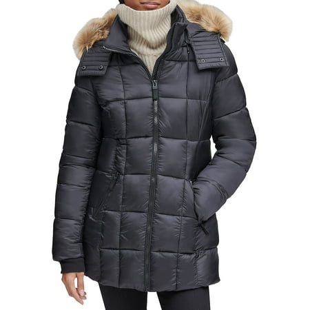 Riverdale Faux Fur Hooded Quilted Puffer Coat