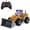 Gold, variant on Remote Control Excavator Electric Construction Truck Bulldozer Toy with 2.4GHz Rechargeable Battery for Outdoor Sandbox Digging and Building(Orange)