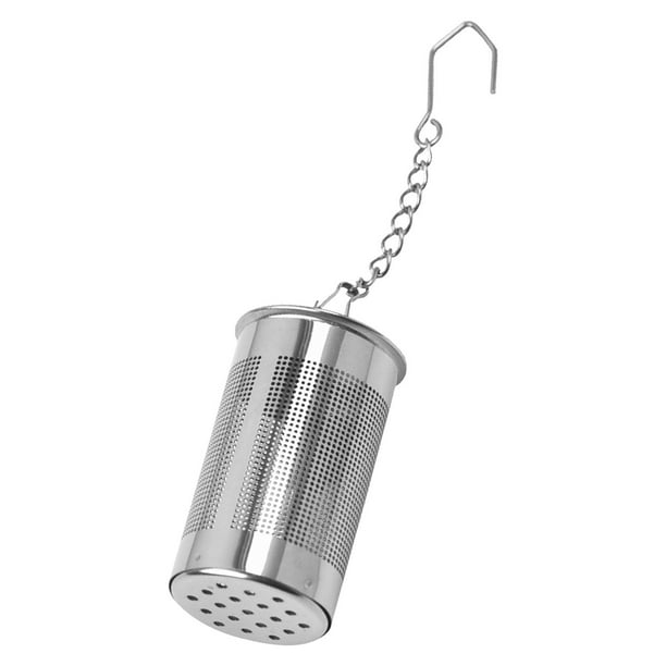 Infusor de té de tubo de infusor de té de diseño Filt cuchara de acero inoxidable Herramienta de cocina, comedor y bar